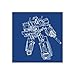 CafePress - Optimus Prime Autocollant carré pour pare-chocs de voiture 7,6 x 7,6 cm (petit) ou 12,7 x 12,7 cm (grand)