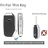 ontto Alu Car Key fob Cover Keychain fit for Kia Soul NQ5 NIRO XCEED Sportage GT Line Proceed GT Leather 3 buttons Smart Key Shell Case key holder keyring Remote control protection accessories Blue #1