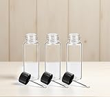 Superfine Seasoning Holder | Kitchen Spice Clear Container Bottle Dispenser Set | Coarse to Fine Salt Pepper Kit