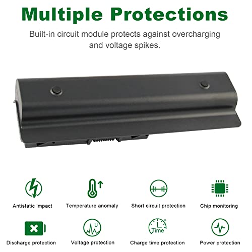 ASUNCELL 7800mAh 9 Cell MU06 MU09 Laptop Battery for HP Pavilion G4 G6 G7 G62 CQ32 CQ42 CQ62 CQ72 CQ43 CQ430 DM4-3000 DV5-2000 DV6-3000 DV6-6000 DV7-4000 DV7-6000 593553-001 593554-001 593550-001 - Image 4