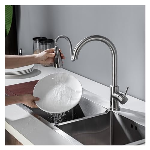 Grifo de cocina sin toque sensor de movimiento monomando táctil 5