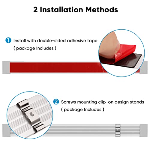 12V Interior Led Light Bar, 108 Leds 5W Universal Led Light Strip With On/Off Switch Trailer Lights Fixture For Van Rv Car Turck Boat Cabinet Camper Enclosed Cargo Trailer #TOP3