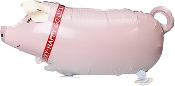 5 Pink Decoration Inflatable Holiday Air Walker Gift Pet Air Walker Walking Aluminum Foil Pair