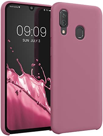 kwmobile TPU Silicone Case Compatible with Samsung Galaxy A40 - Case Slim Phone Cover with Soft Finish - Teal Matte