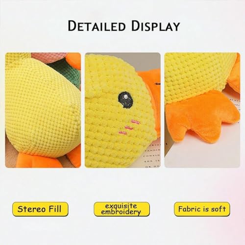2024 The Mellow Dog,Calming Duck Dog Toy,The Mellow Dog Calming Pillow,The Mellow Dog Duck,Mellow Dog Calming Duck (Yellow)