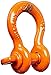 CM M646P Super Strong Anchor Shackle with Orange Powder Coated Screw Pin, 3/4 Ton Work Load Limit, 1/4