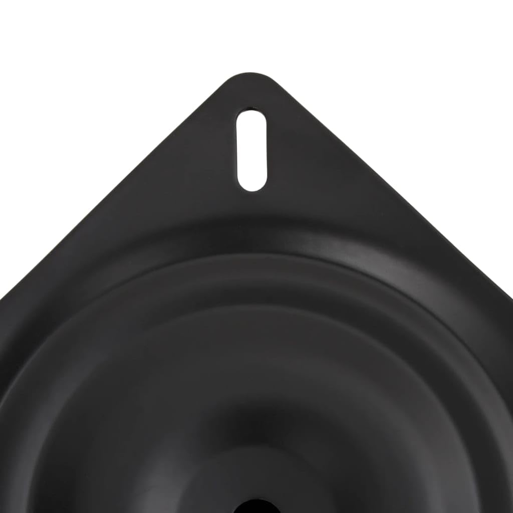vidaXL Pedestal para Asiento de Barco Acero Negro 33 cm, Pedestal para Asiento de embarcación, Base de Pedestal para Asiento de Barco, Pedestal de Asiento de Pesca