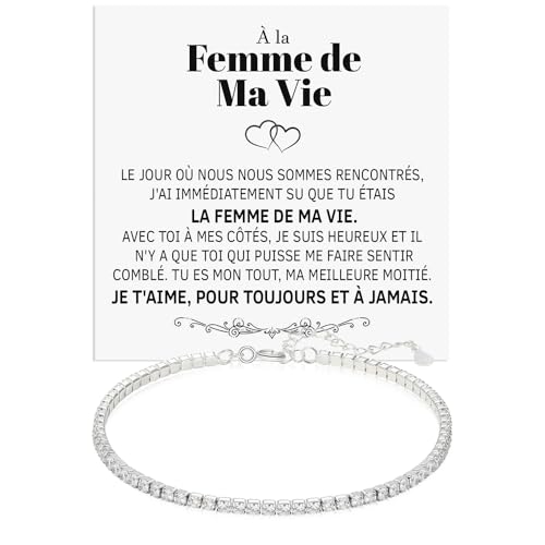 Bracelet argent sterling 925 d'une brillance d'exception, le bijou haut de gamme pour elle