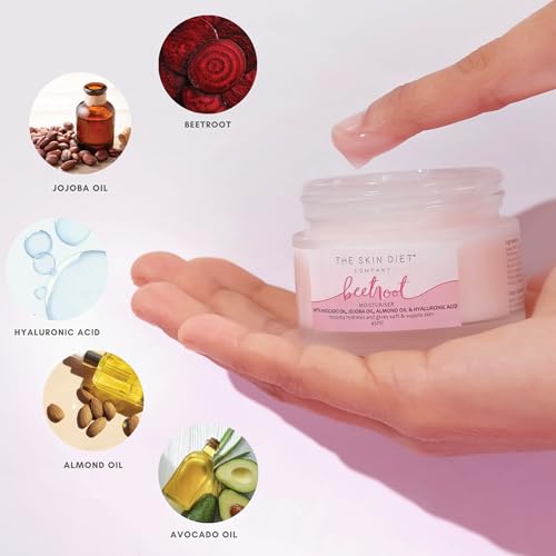 Image of THE SKIN DIET COMPANY Brightening Superfoods Duo | Watermelon Face Wash & Beetroot Moisturizer | Hydrating, Non-Sticky Combo for Glowing, Plump Skin | Vegan & Sulphate-Free for All Skin Types (90ml + 15ml)