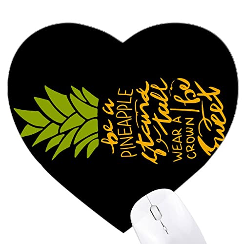 Tapis de souris en forme de coeur comme un doux de l'ananas cadeau