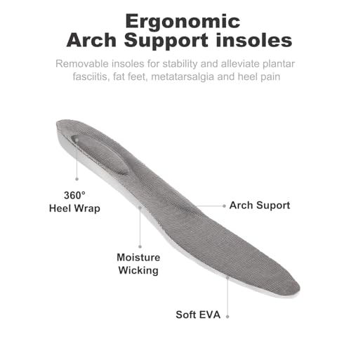 planone Short Rain Boots Women Orthopedic Wide Width Fashion Waterproof Chelsea Boots for Women Outdoor Garden Shoes Ankle Muck Boots for Ladies Non Slip Work Shoes Rubber Boots with Comfort Insole2