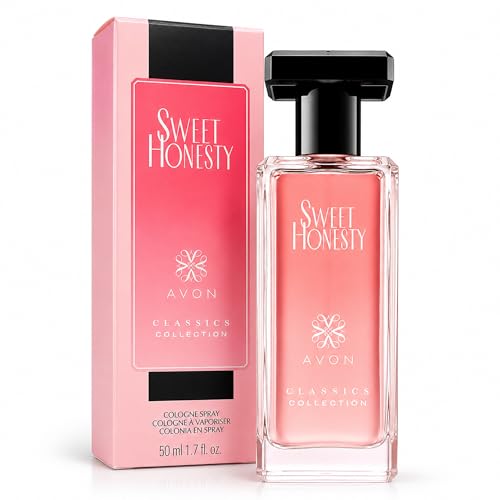 AVON Sweet Honesty Cologne for Women — Fresh Cedarwood Long Lasting Perfumes for Women — Clean Floral Women’s Fragrances with Rose and Lily, 1.7 fl oz — Designer Womens Perfume Gift