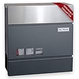 𝗘𝘅𝘁𝗿𝗮 𝗴𝗿𝗼ß𝗲𝗿 𝗪𝗮𝗻𝗱𝗮𝗯𝘀𝘁𝗮𝗻𝗱! - 20mm lange Abstandshalter können Unebenheiten der Hauswand besser ausgeglichen als übliche Standardhalter. Befestigungsmaterial für stabiles Mauerwerk, 2 Schlüssel und eine Anleitung für eine leichte Montage liefern wir Ihnen selbstverständlich mit.