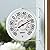 Springfield Big and Bold Thermometer with Mounting Bracket, Indoor Outdoor Thermometer, Easy to Read Numbers for Patio, Pool, and Indoor Areas, 5.25-Inch, White
