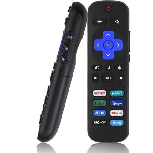 Universal Remote Control for Roku TV Replacement for TCL/Onn/Hisense/Philips/Sharp/Insignia etc R0KU TVs (Not for RokuStick and Box)