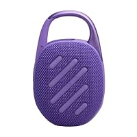JBL Clip 5 in Lila – Tragbare Bluetooth-Lautsprecher-Box mit JBL Pro Sound, tiefem Bass und Playtime-Boost-Funktion – Wasserfest und staubfest – 12 h Laufzeit – Ansicht 9