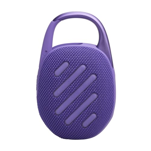 JBL Clip 5 Ultra-Portable Bluetooth Speaker with Integrated Carabiner, Big JBL Pro Sound, PlaytimeBoost, Waterproof Design and 12-Hour Playtime, Purple - 9