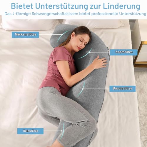 SHANNA Schwangerschaftskissen Seitenschläferkissen Pregnancy Pillow