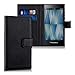 kwmobile Wallet Case for BlackBerry Leap - Protective PU Leather Flip Cover with Magnetic Closure, Card Slots and Kickstand