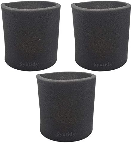 3 Pack 90585 Foam Sleeve VF2001 Foam Replacements Filters For Wet Dry Vacuum Cleaner, Fits Most Shop-Vac, Vacmaster & Genie Shop Vacuum Cleaner, Replace Parts # 9058500