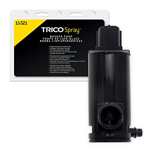 TRICO Spray Automotive Replacement Windshield Washer Pump (11-521) Fits Select Ford, Lincoln, Mazda, and Mercury Model Years