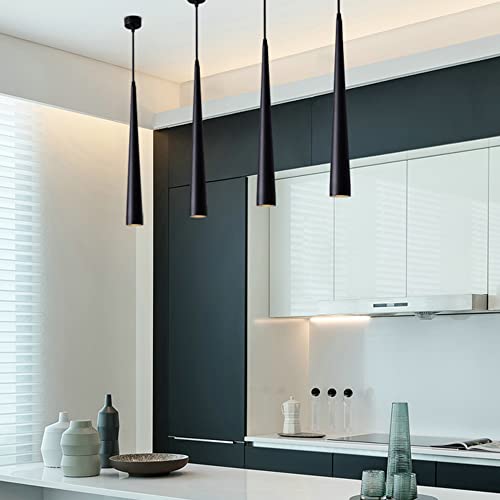 Suspension tube LED 5W blanche pour eclairage de table chic