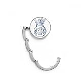 DIYthinker Blau Fußball-EM-Medaille Tabelle Haken Falttasche Schreibtisch Aufhänger Faltbare Halter 4,4 x 4,4 cm (Breite x Höhe) gefaltet Mehrfarbig