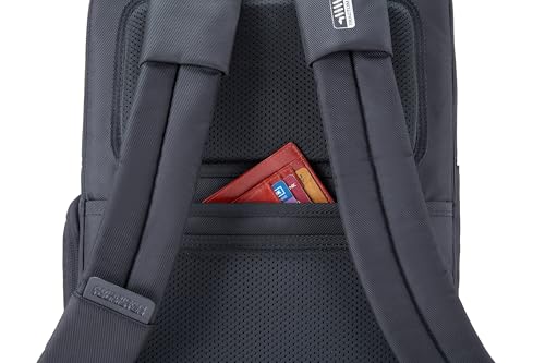 Image of American Tourister Zork Pro | 19 Ltrs | 2 Compartments | Ergonomic Padded Back Panel & Shoulder Straps | Executive Backpack | 1 Year International Warranty | Black