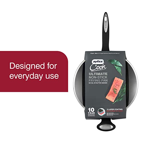 Zyliss Ultimate Nonstick Saute Pan - Saute Pan With Glass Covered Lid - Non-Stick Kitchen Pan - Stainless Steel Induction Bottom - Dishwasher Safe Cooking Pan - 11 Inches #TOP1