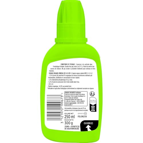 Fertiligène Engrais organo-minéral orchidées 250 ML – vue 2