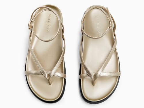 Image of Coutgo Women's Strappy Flat Sandals