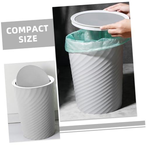 Caneca de basura Mobestech con tapa abatible miniatura 5
