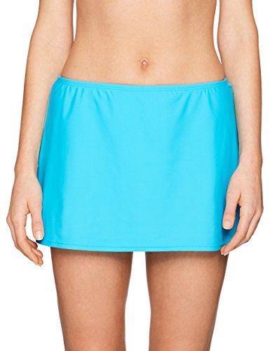 Image of Ocean 24th Women's Plus-Size Solid Skirted Bikini Bottom