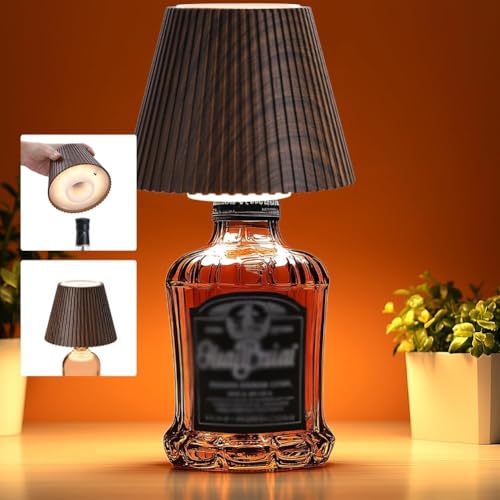WILIT Wireless Bottle Lamp Shades Wine Bottle Lights for Liquor Bottles