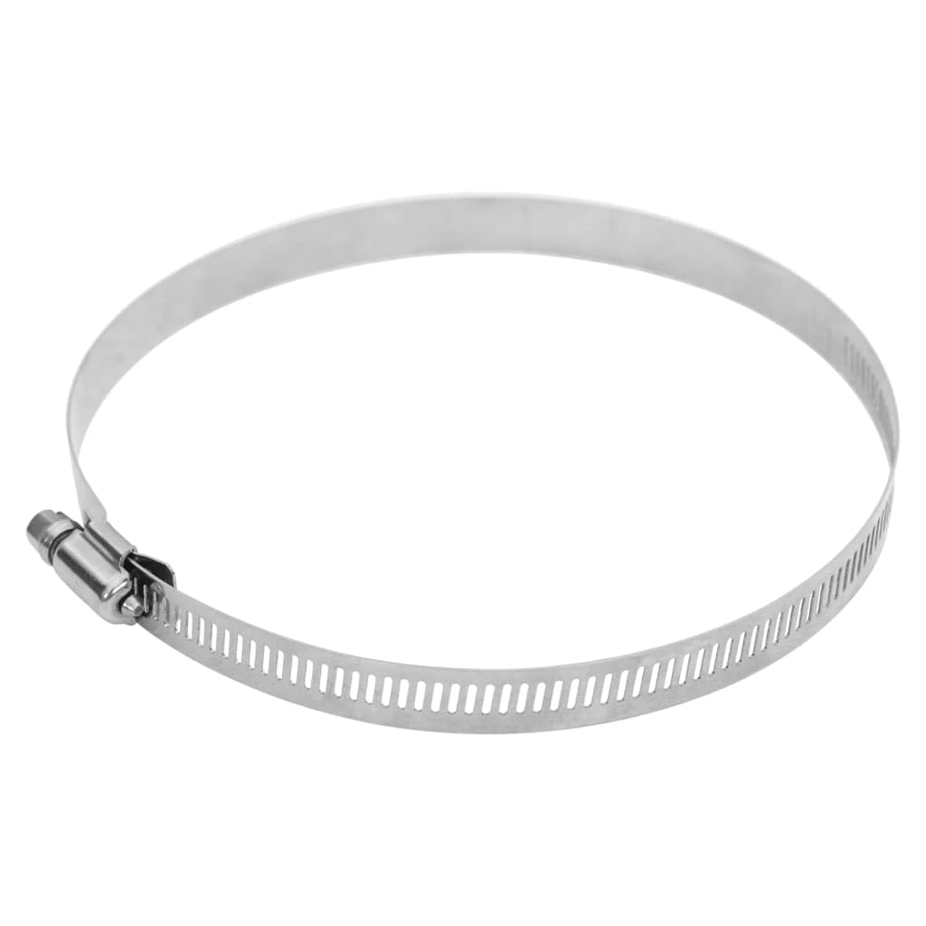 Schlauchschellen 6 Stück Edelstahl 304 115-140 mm Durchmesser, 12 mm breit, einstellbar für Lüftungsrohr, Abluftschlauch, Flexrohr, Spiralschlauch, Kanal und Klimaanlage