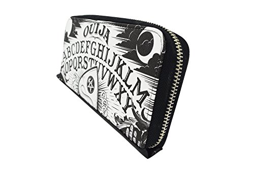 Liquor Brand Black Magic Ouija Board and Planchette Zip Around Clutch Wallet3
