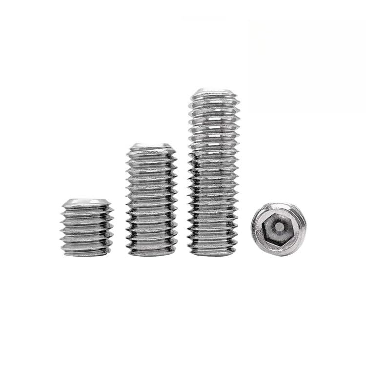 304 Stainless Steel Hex Socket Set Screws Cup Point Grub Screws Assortment Kit 2# 4# 5# 6# 8# Allen Head Drive Fasteners for Machinery Furniture Automotive Repair Hardware (200,UNC 1/4-20 x 5/16)
