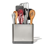 OXO Adjustable Stainless Steel Organizer, Large Utensil Holder