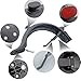 Imagen de Gleamydot Guardabarros Trasero para Xiaomi Electric Scooter Mijia M365 1S Essential Pro 2 Adultos Patinete Electrico Acrilonitrilo butadieno estireno Accesorios con Luz y Soporte