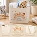 WALLFID Babygeschenk Windeltasche mit Grußkarte,Windeltorte Mädchen Junge,Geschenkbeutel Neutral,Kreatives Geschenk zur Geburt für Baby Taufe,Neugeborenen,Babyparty