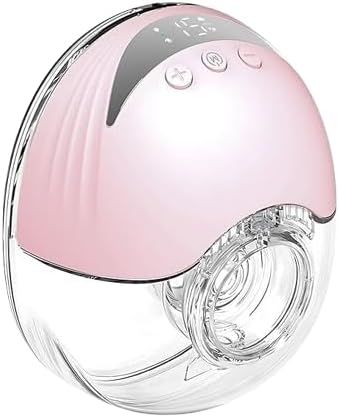 Wearable electrical breast pump for feeding mothers, 4 modes & 12 Levels, Rechargeable, Automatic, Painless & Portable hands-free breastfeeding pump, 210 ML Milk Cup Capacity & 1200mAh Battery, BPA-Free Material, 19mm, 21mm & 24 mm Flange size included, LED Display, FDA approved