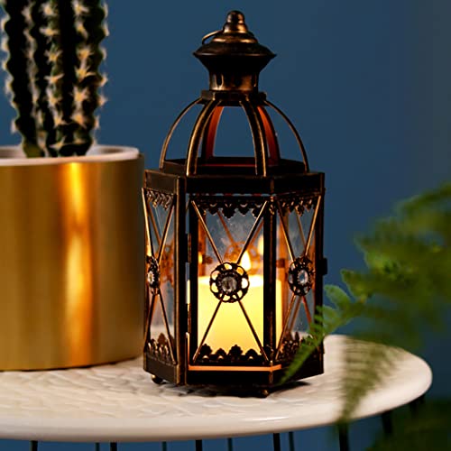 Lanternes décoratives en verre de haute qualité avec structure coupe-vent robuste - 4