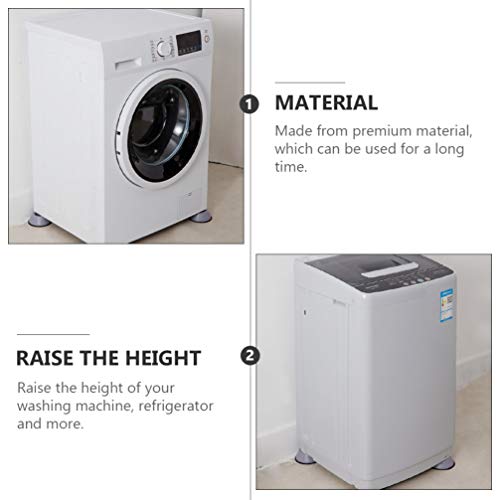 Angoily 4Pcs E Suporte Máquina de Lavar Máquina de Lavar Roupa E Secador de Cancelamento de Ruído An