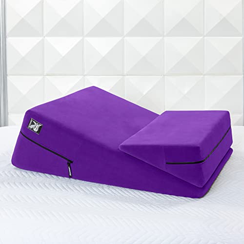 Liberator 24-Inch Wedge/Ramp Combo, Purple Microfiber #TOP2