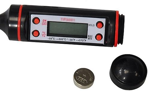 review hudiemm0B Meat Probe Thermometer, Meat Thermometer Kitchen Digital Cooking Food Probe Electronic BBQ Gauge