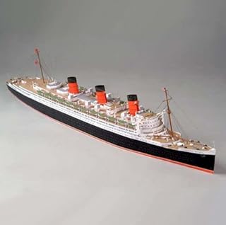 British Royal Mail Steamer Queen Mary Ocean Liner 3D Paper Model kit Toy Kids Gifts