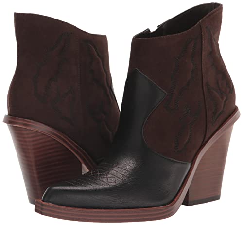 Jessica Simpson Women's Lesia Ankle Boot, Black/Ash, 8.5 #TOP6
