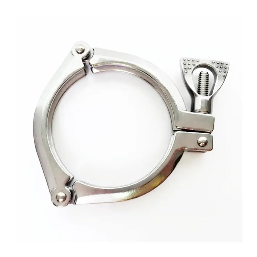 4,5 cala Tri Clamp 304 stal nierdzewna trzyczęściowy montaż 130 mm okucie OD pasuje do rury 114 mm OD do piwa