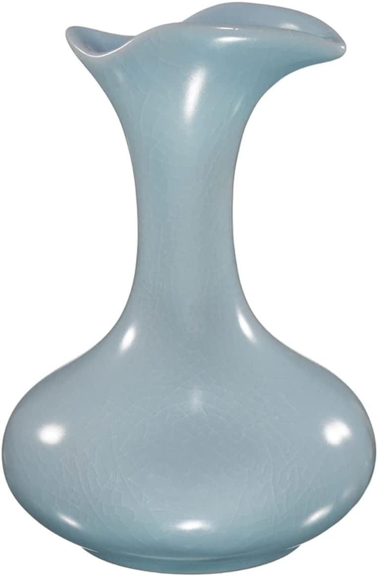 Vase Tabletop Flower Ceramic Chinese Retro Water-raising Porcelain Living Room Wedding Table Arrangement Decor Ornament