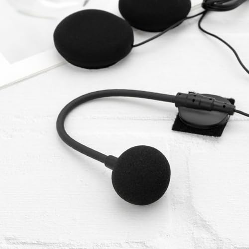 Micro Traders 1 peça intercomunicador de capacete de motocicleta tipo C cotovelo microfone intercomu